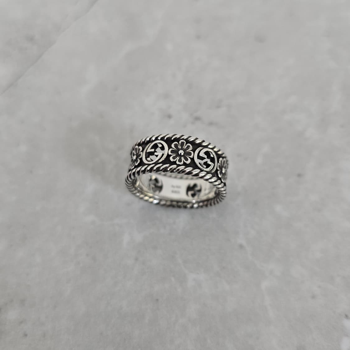 구찌 플라워 인터로킹 링 반지 17호 판매 상품이미지4