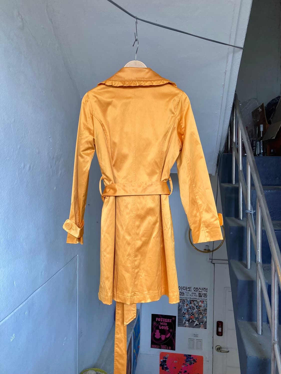 개나리 러플 코트•자켓 상품이미지4