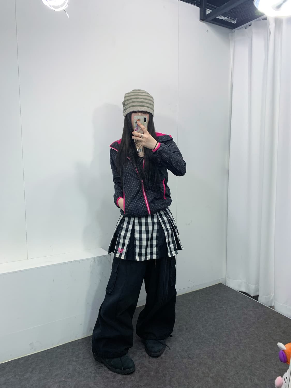 핑크 도트 모리 코디셋 상품이미지3