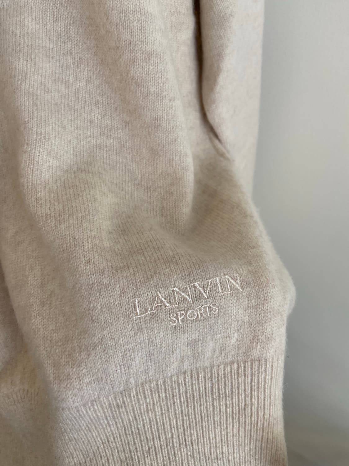 LANVIN 랑방 아이보리 터틀넥 니트 상품이미지3