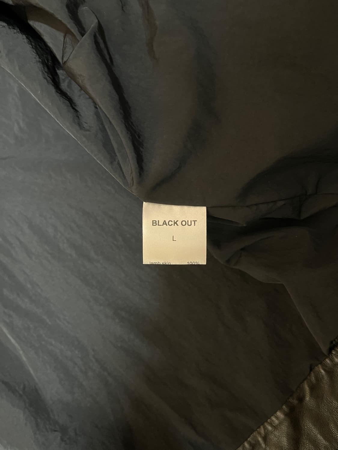 블랙아웃 느린양반 레더 가죽 상품이미지2