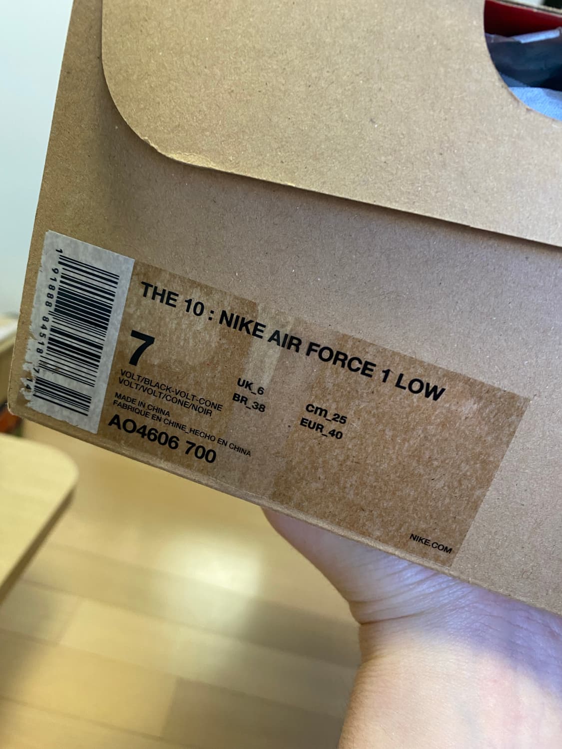 [250] 나이키x오프화이트 에어포스1 로우 볼트 상품이미지4