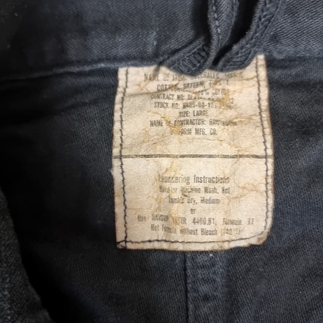 미제 usa 미군 점프수트 작업복(라지) 상품이미지5