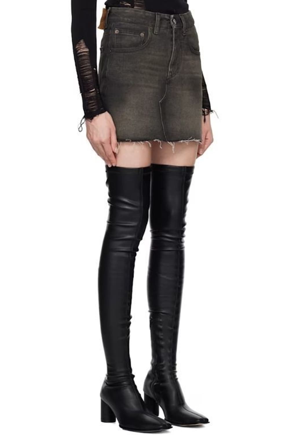 마르지엘라 MM6 워싱 데님 스커트 상품이미지8