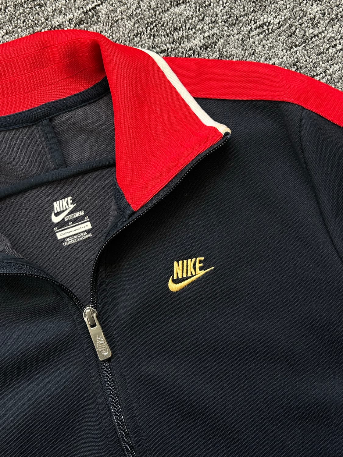 나이키 00s 네이비 레드 트렉탑 져지 M 상품이미지6