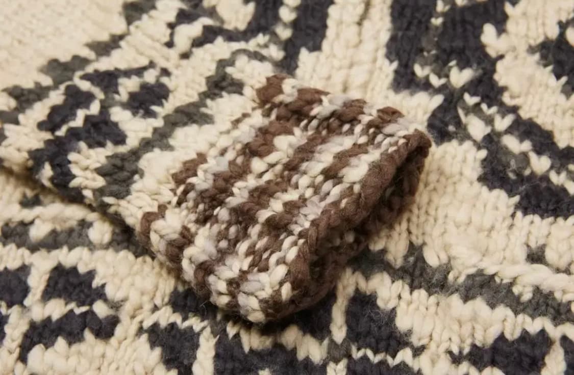 Rrl 더블알엘 버팔로 스웨터 가디건 L 상품이미지5