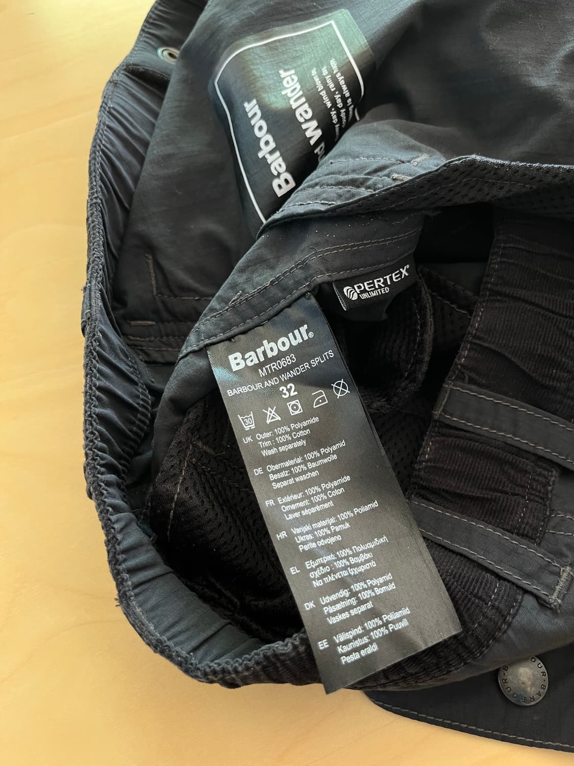 Barbour x And Wander splits cargo pants 상품이미지6