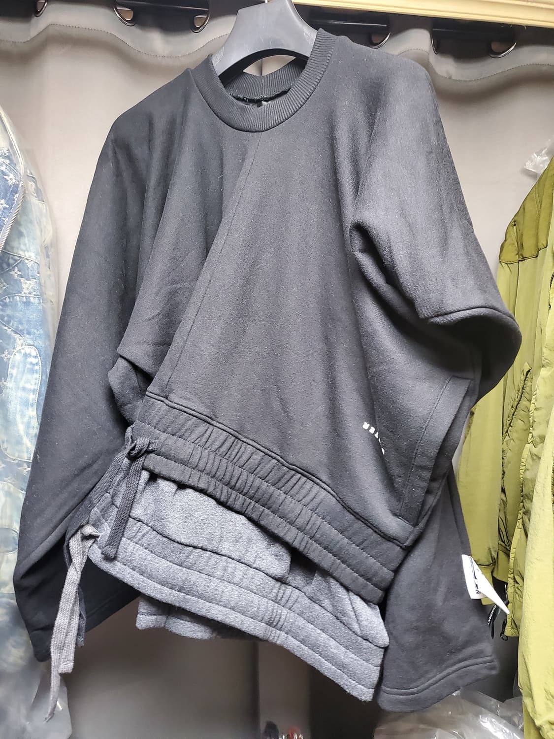 공용 보터 팬츠레이어드 스웻셔츠 상품이미지3