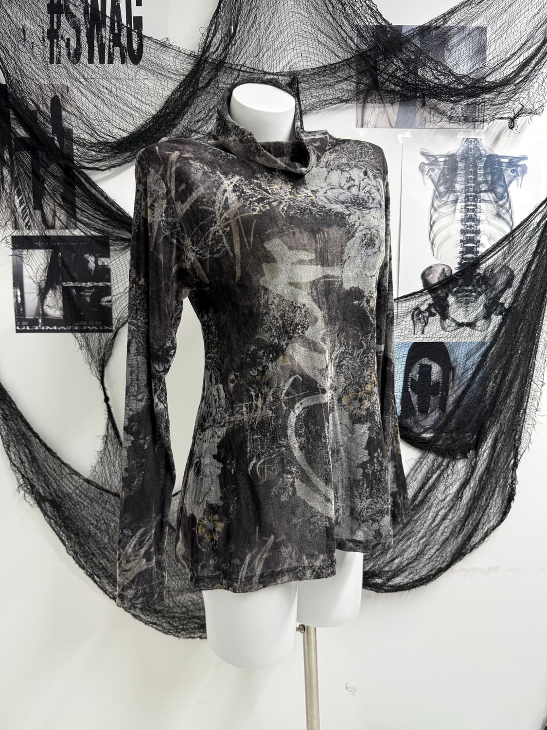 Oriental mood seethrough longsleeve  상품이미지1