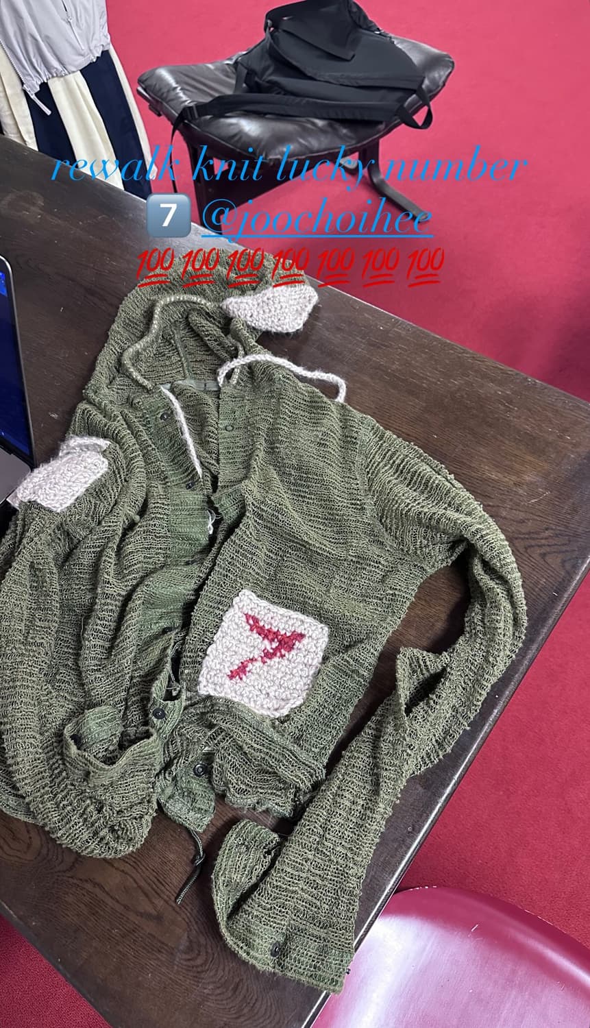 빈티지 네트 스냅 가디건 상품이미지4