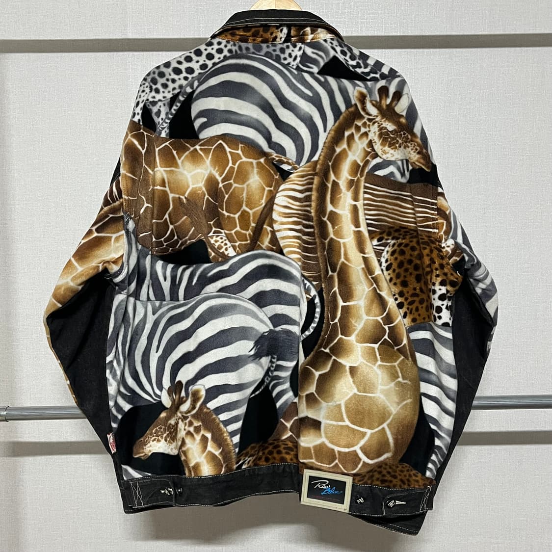 RAW BLUE 애니멀 트리커 자켓 XL 상품이미지2