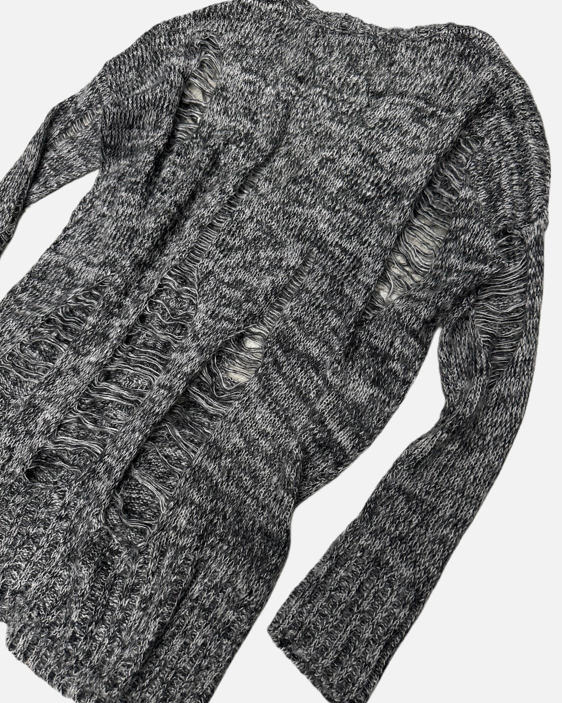 distressed chain knit cardigan 상품이미지6