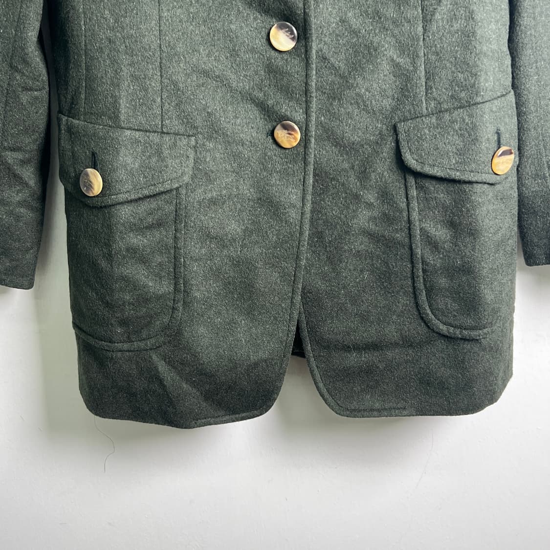 버버리 빈티지 캐시미어 혼방 울 블레이저 42 상품이미지5