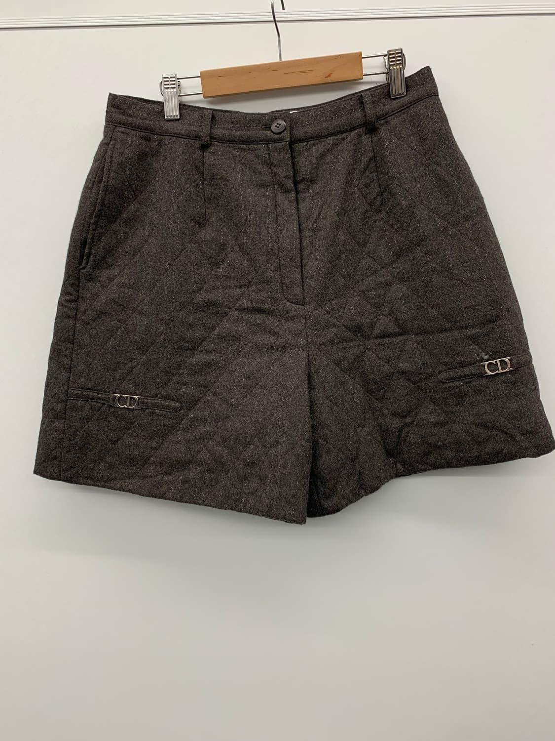 디올 로고 울 버뮤다 숏츠 상품이미지6