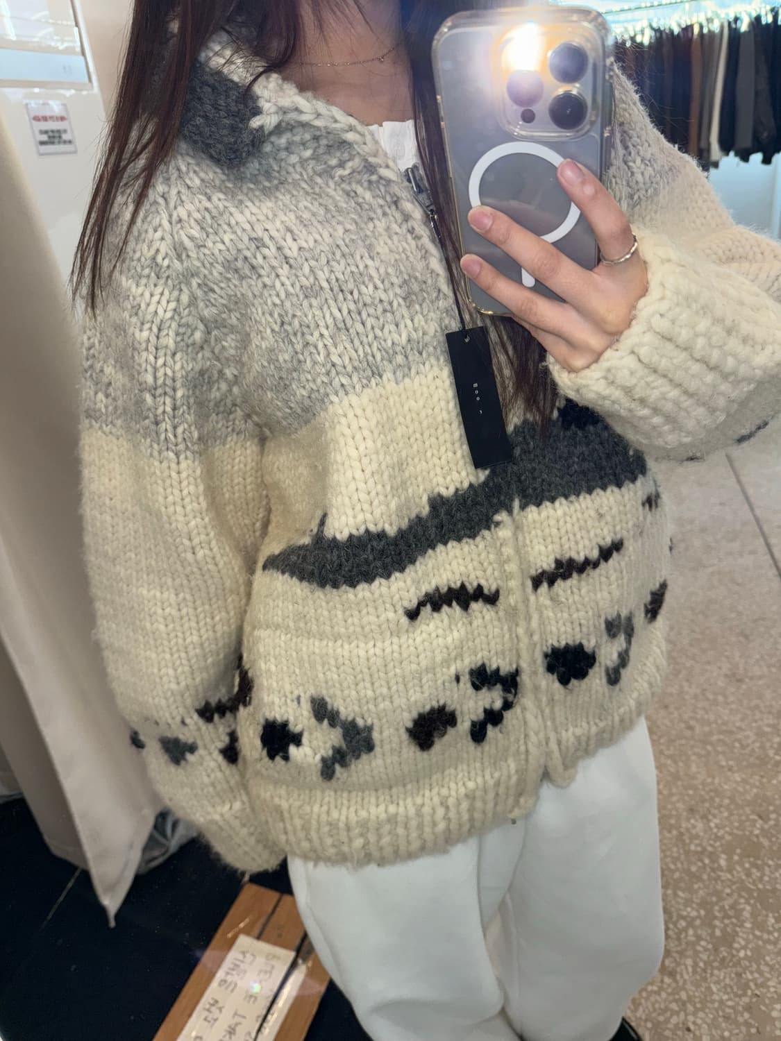 KANATA zip-up cardigan 상품이미지2