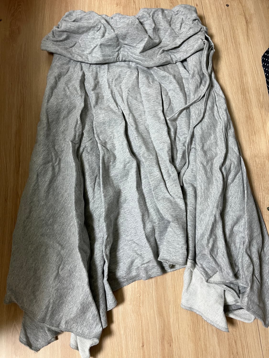 에이블리 언비티 모디무드 언발 레이어드 미디 스커트 그레이 빈티지 모리걸 상품이미지2