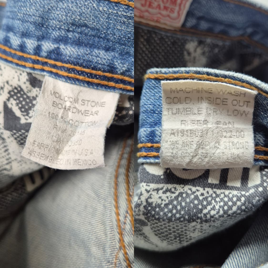 [36] 올드 볼컴 커브드 데님팬츠 USA 상품이미지9