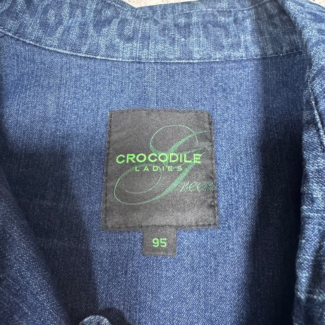  (바배) 크로커다일 레이디스 롱셔츠 상품이미지3