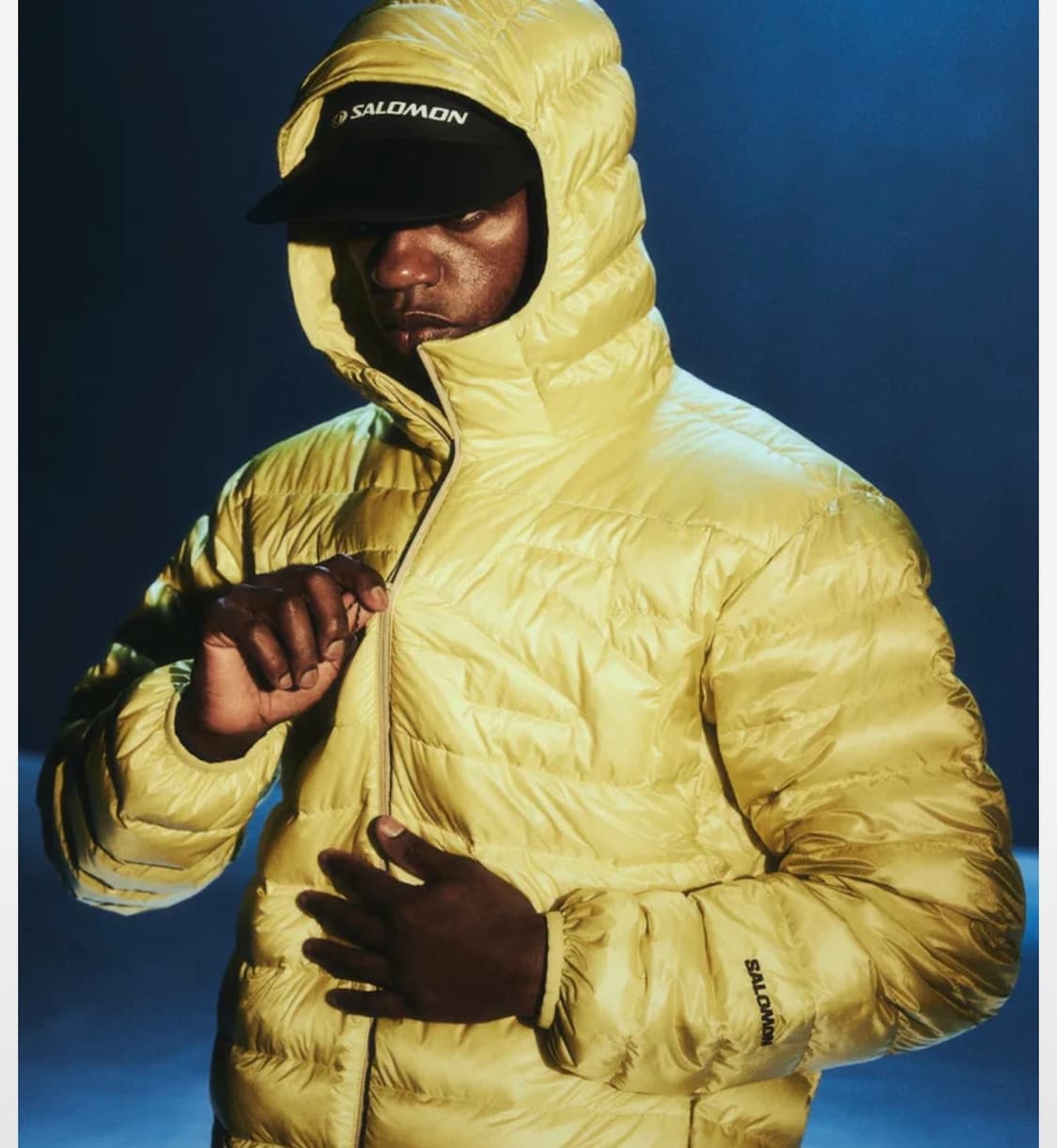 살로몬 경량 패딩 라임 L사이즈 상품이미지3