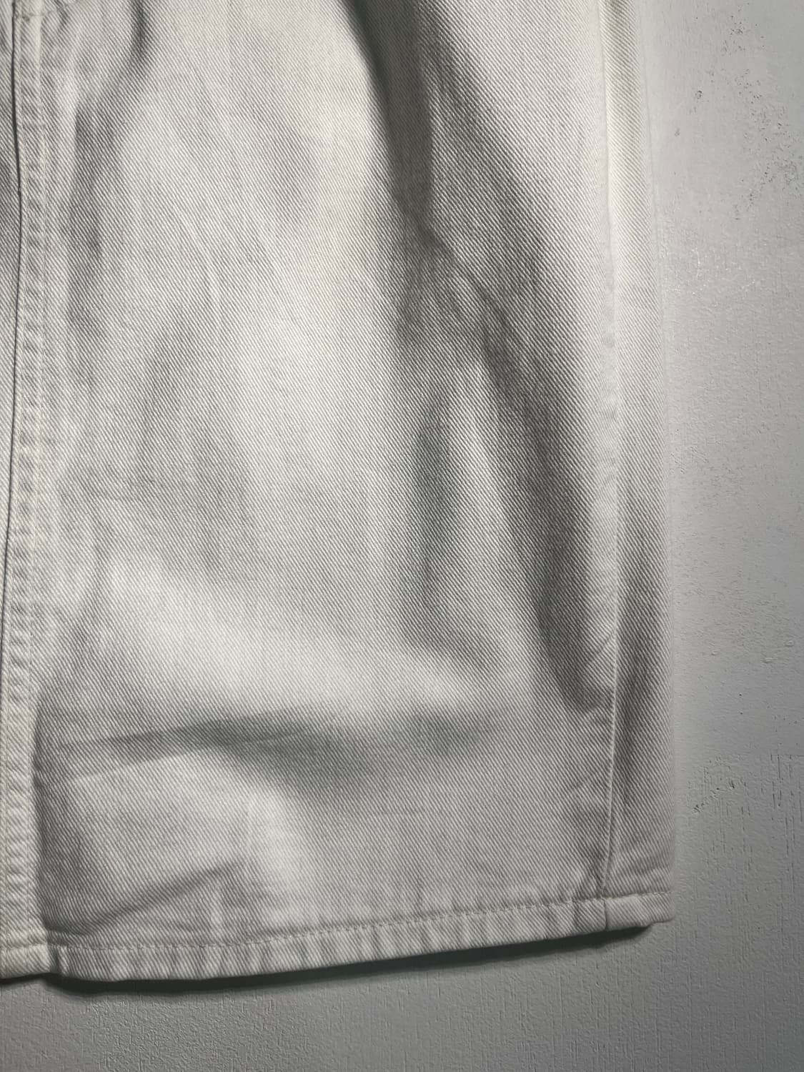 Lee 리 화이트 데님 스커트 L (약 31inch) 상품이미지5