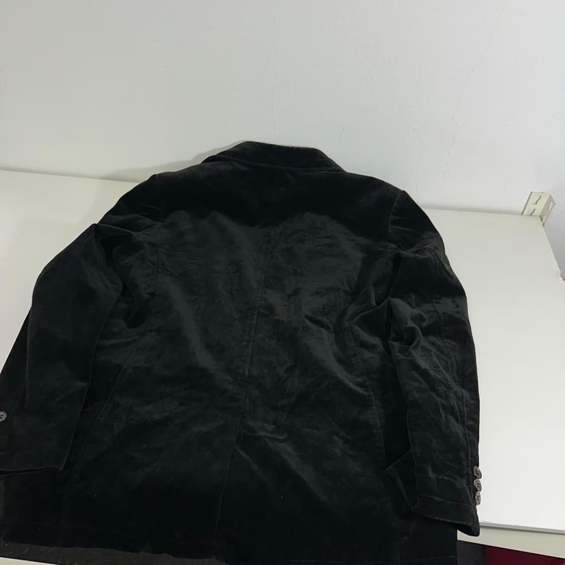 95 빈폴 블랙 유광 벨벳 블레이저 상품이미지5
