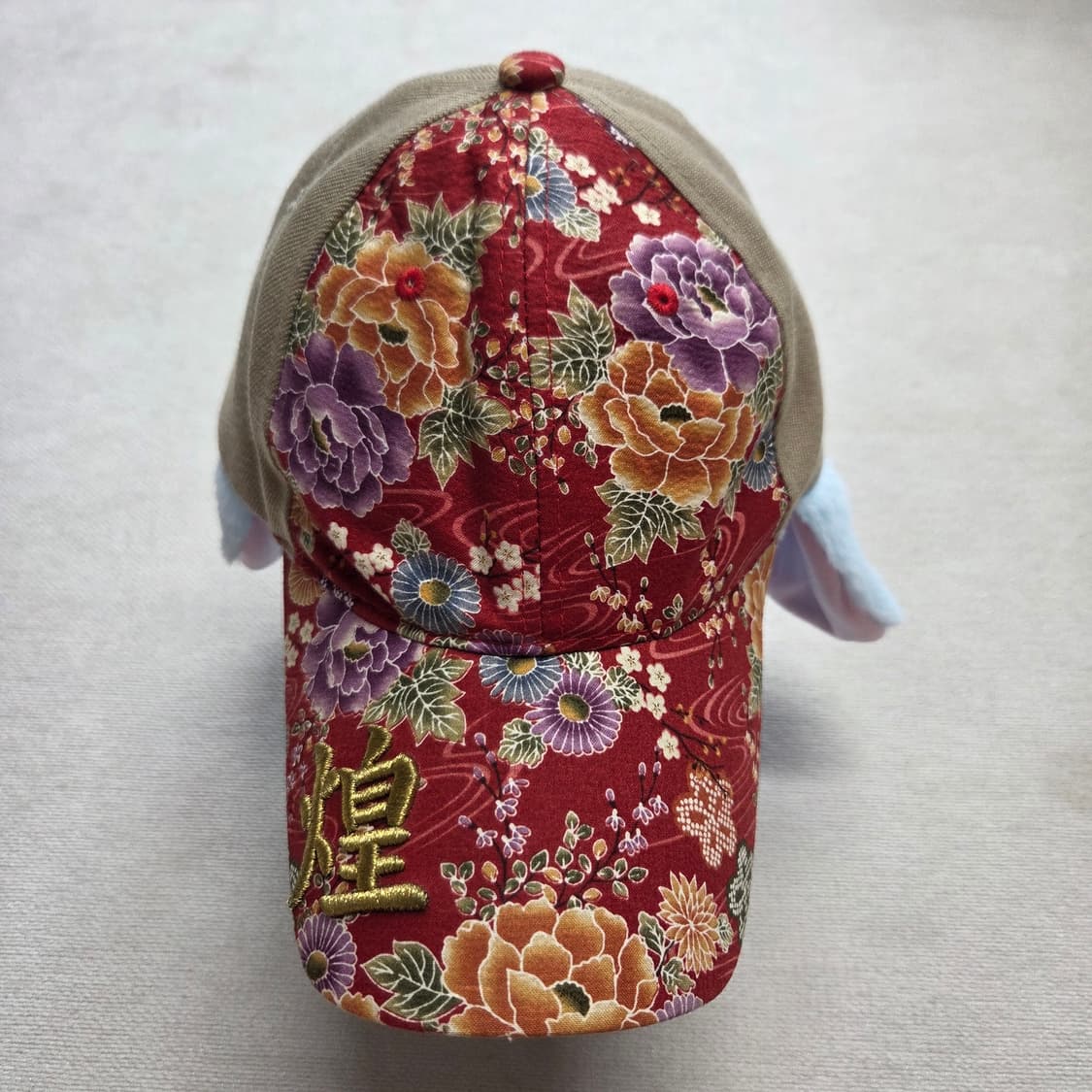 화조도 자수 오리엔탈 볼캡 상품이미지1