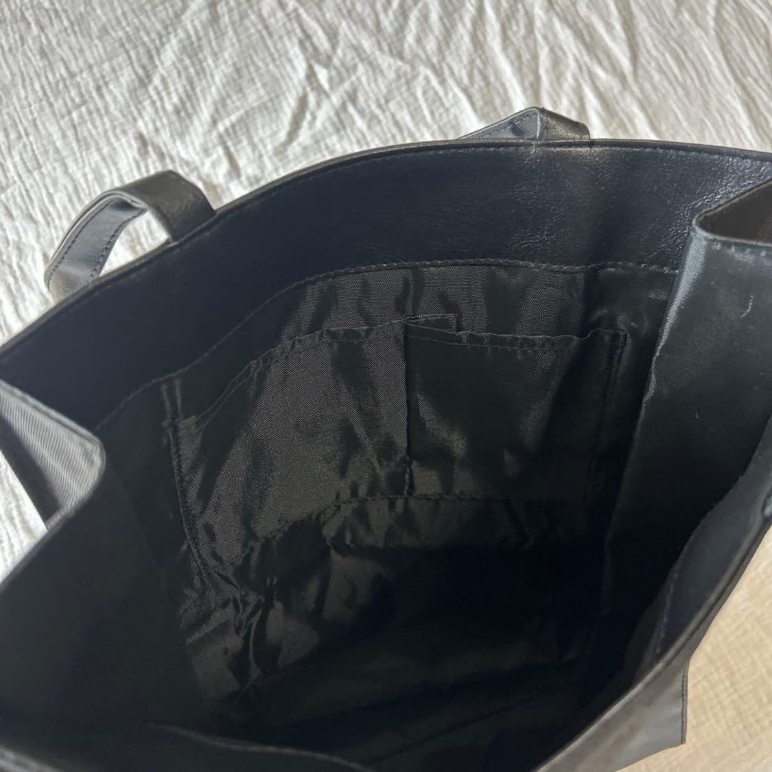 Y's Leather Panel Nylon Tote Bag 상품이미지7