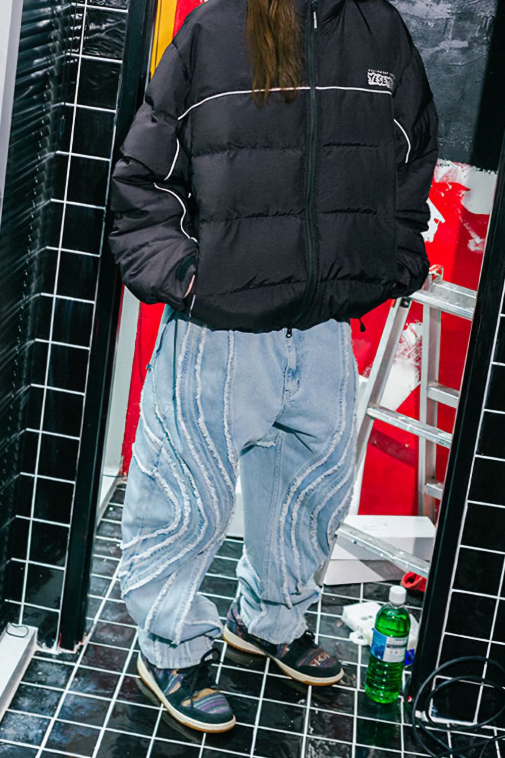 예스아이씨 커브드 팬츠 M 상품이미지1