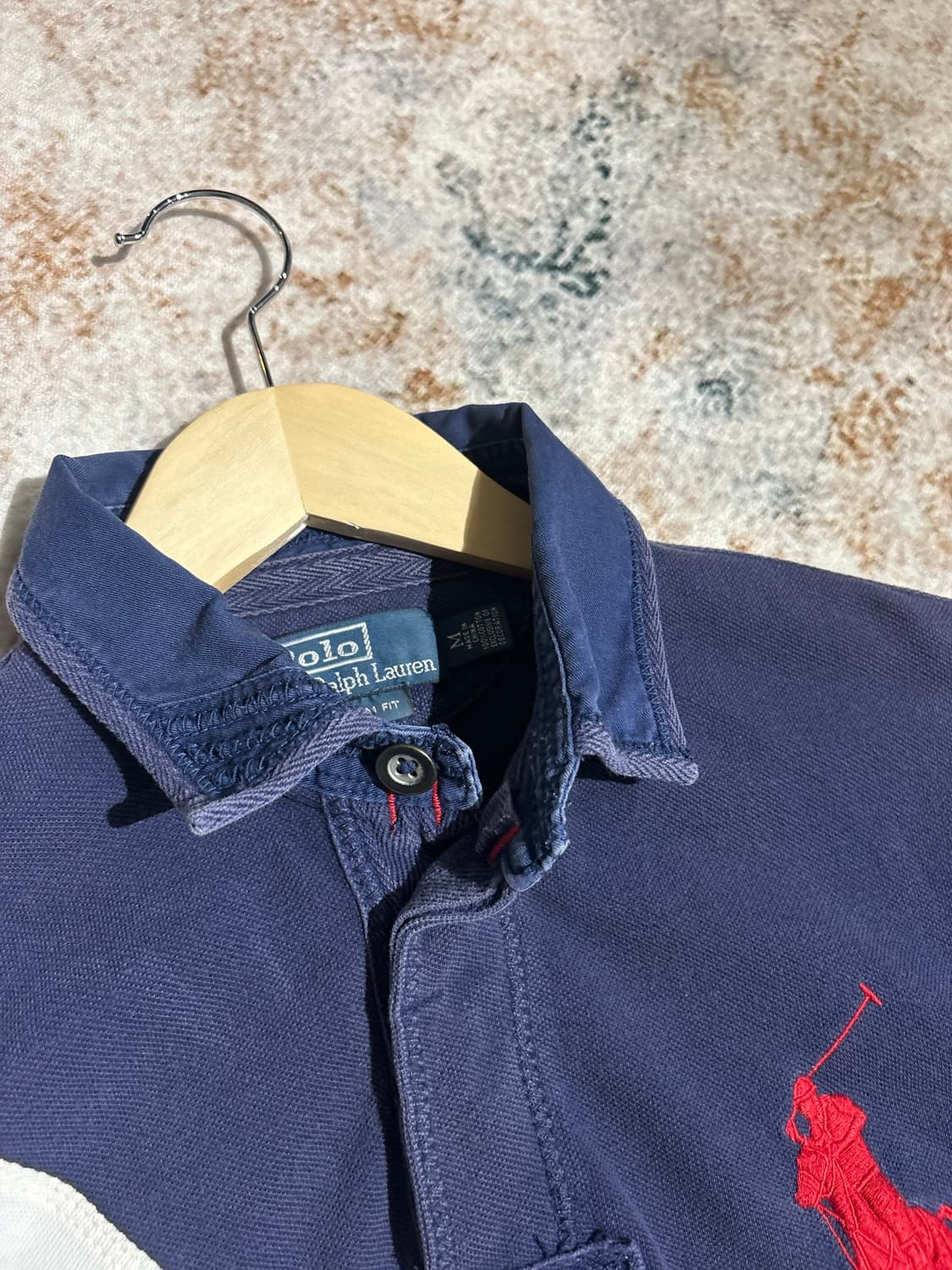 폴로 랄프로렌 빅포니 사선포인트 카라 반팔티셔츠 상품이미지4