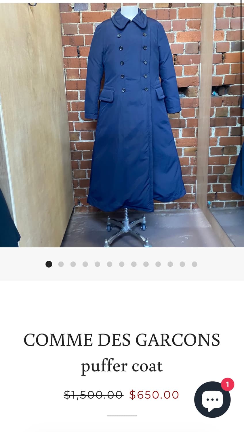 꼼데가르송 패딩 코트 상품이미지2