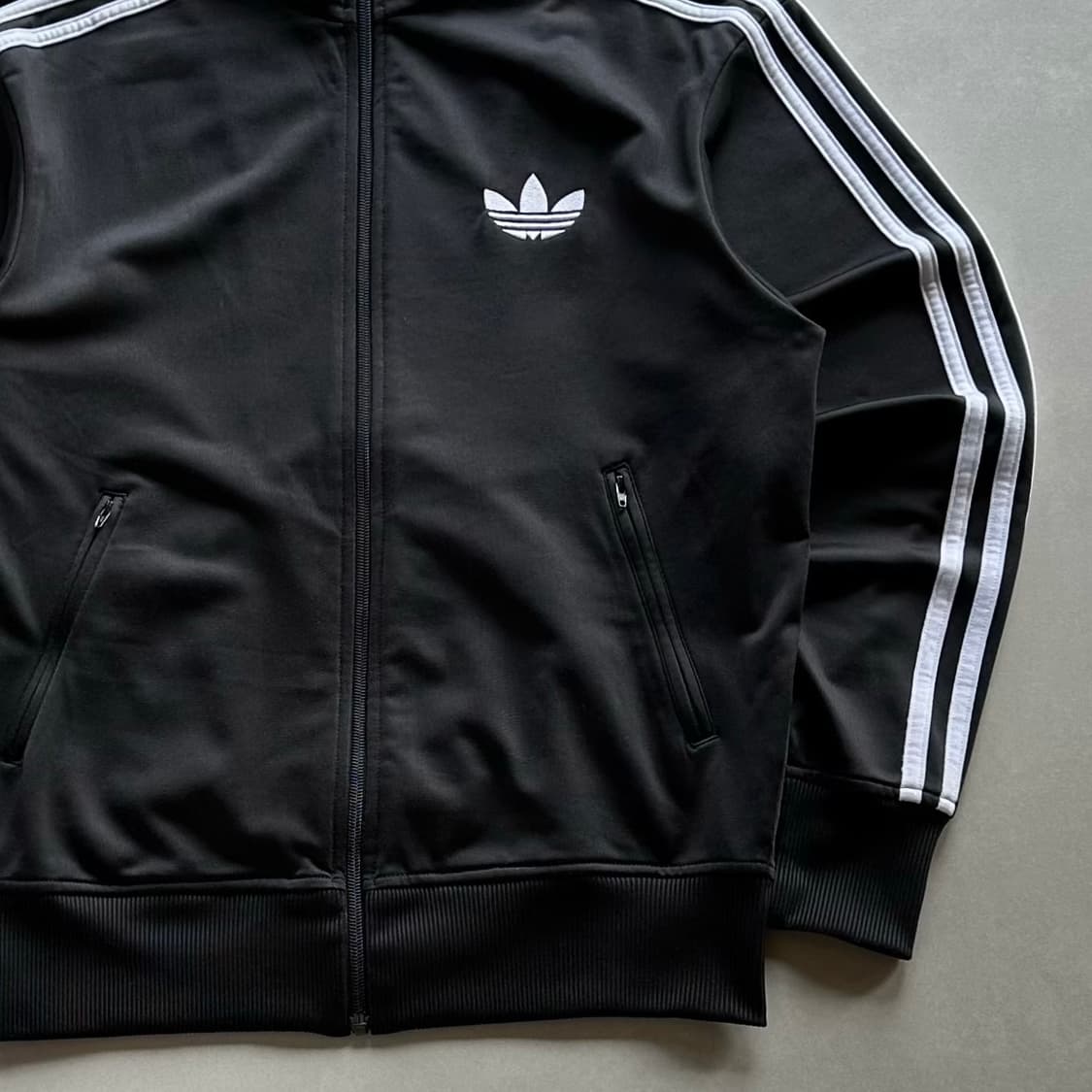 [S-M]아디다스 구형 파이어버드 블랙 트랙탑 져지 상품이미지4