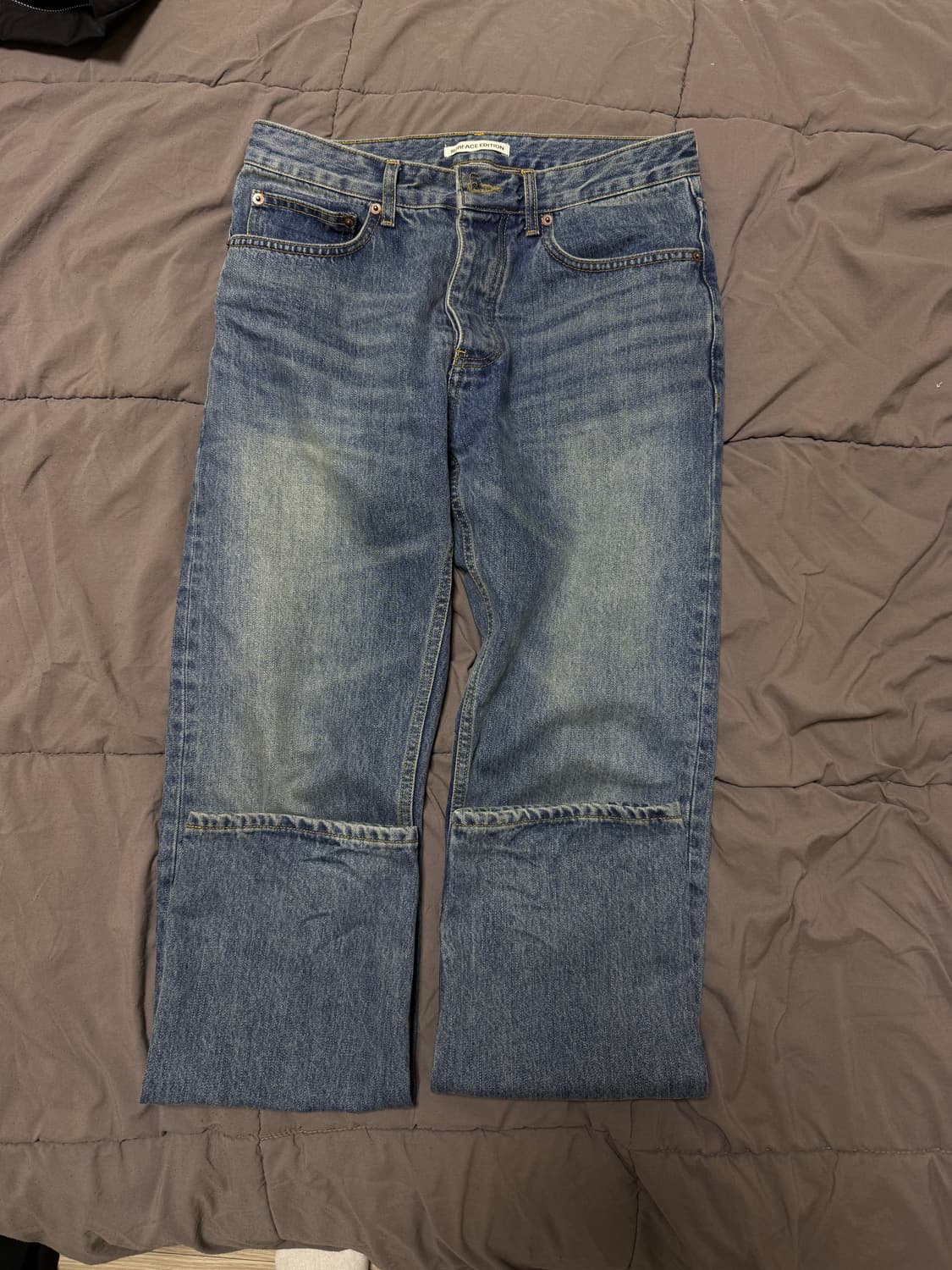 서피스에디션 LOST STRAIGHT 데님 팬츠 인디고 M사이즈 팝니다 상품이미지2