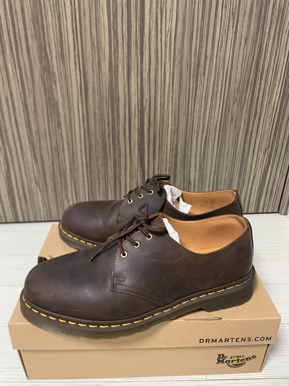 [290] 닥터마틴 1461 크레이지호스 빈티지브라운 상품이미지2