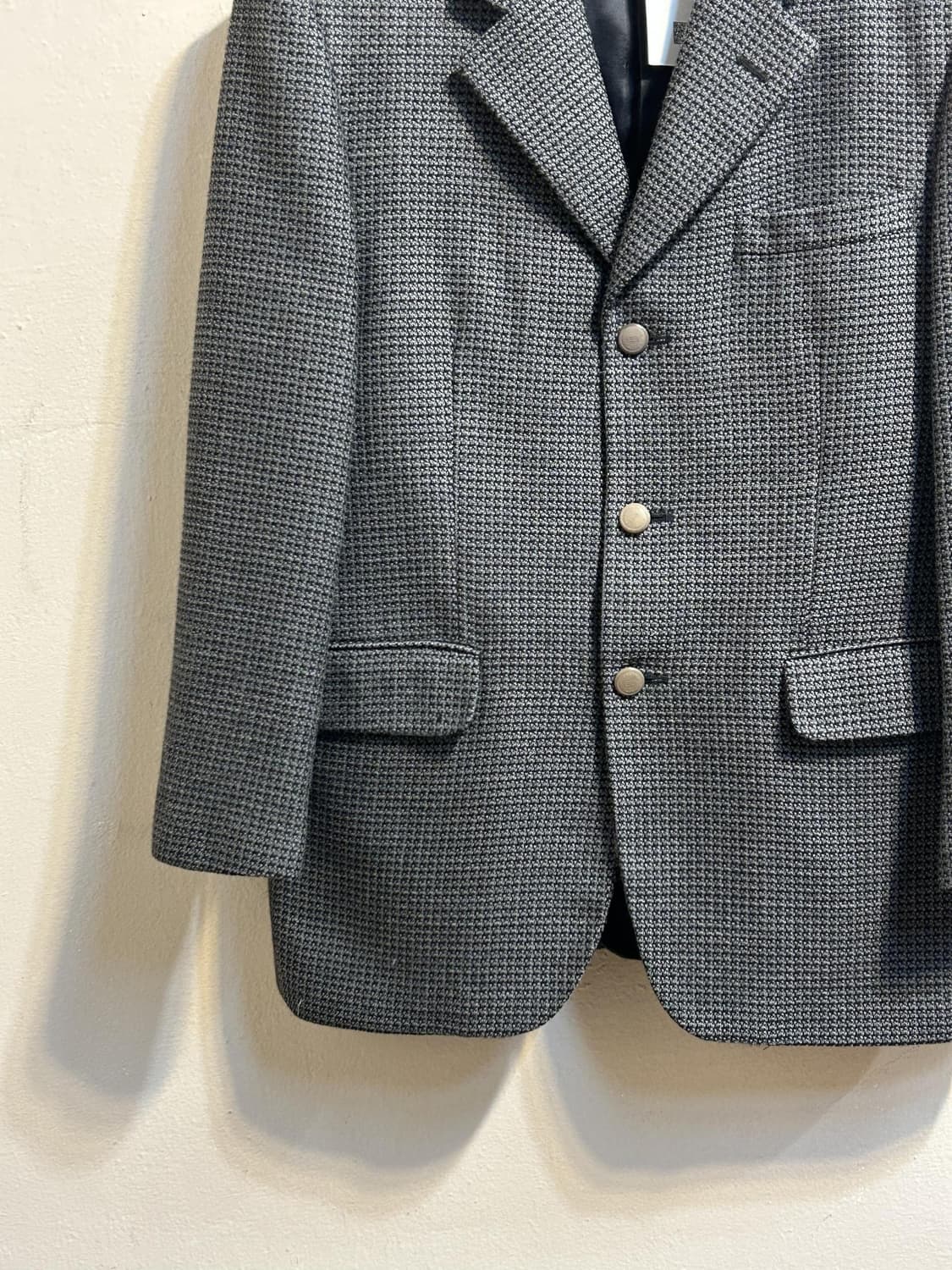 90s 발렌시아가 옴므 하운드투스 클래식 블레이저 상품이미지4