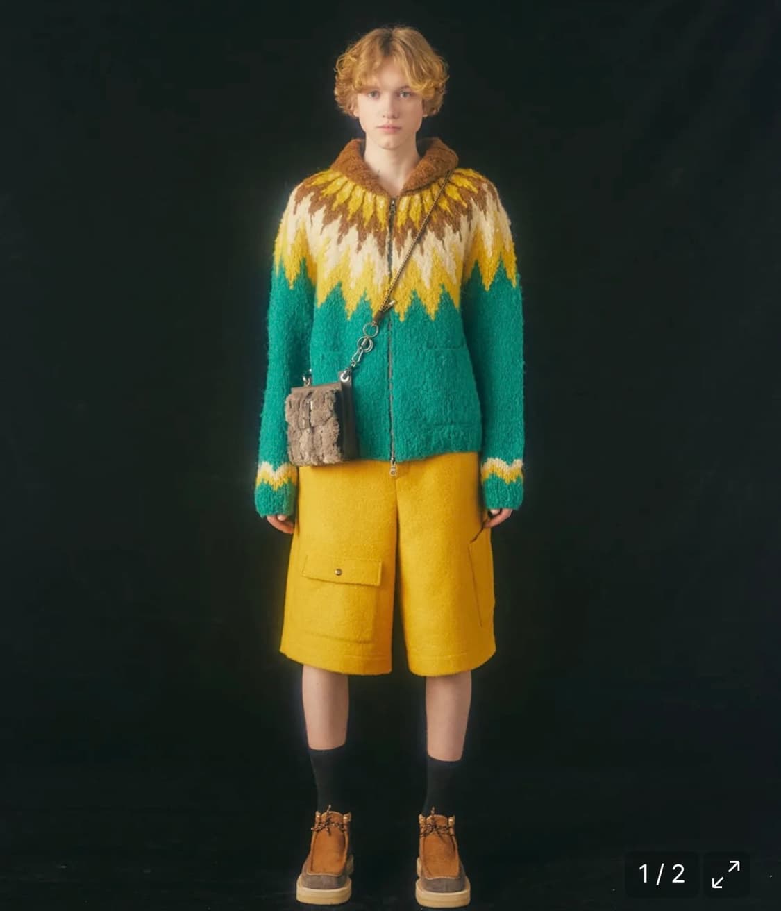 앤더슨벨 리버톤 핸드메이드 노르딕 가디건 s/m사이즈 상품이미지1