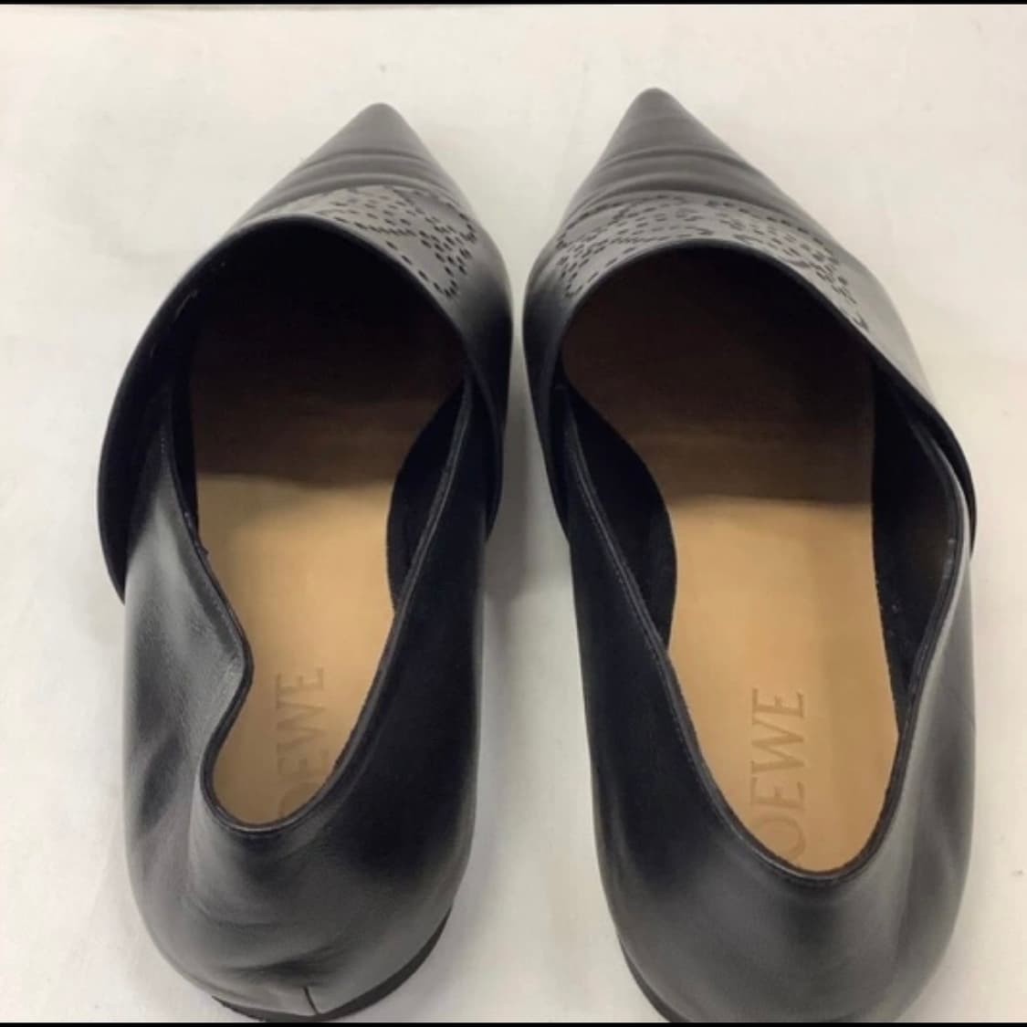  로에베 아나그램 송아지 가죽 토슈즈 상품이미지5