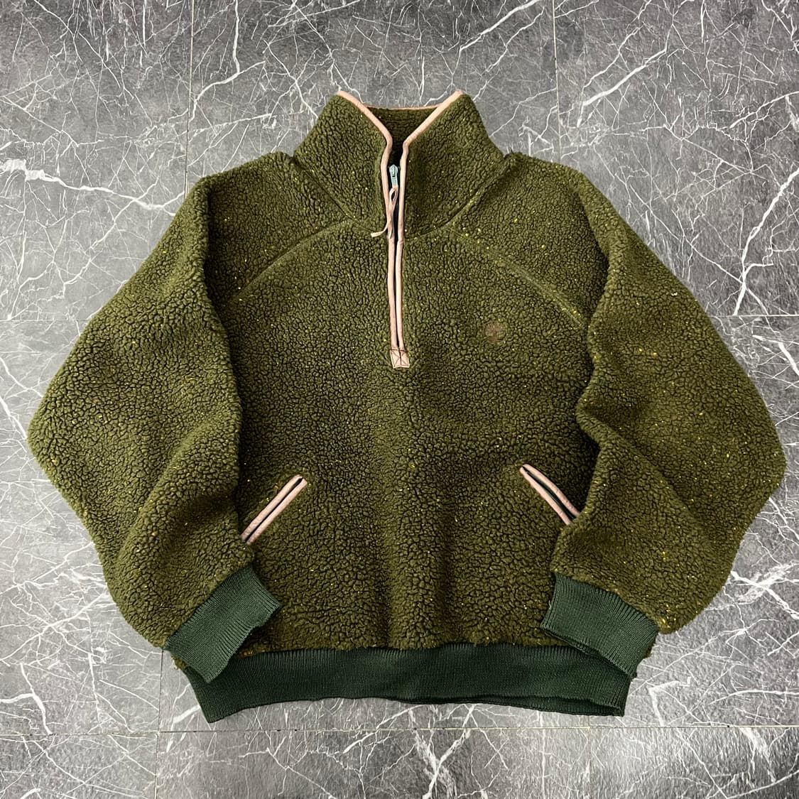 팀버랜드 오버사이즈 클래식 플리스 집업 자켓 상품이미지2