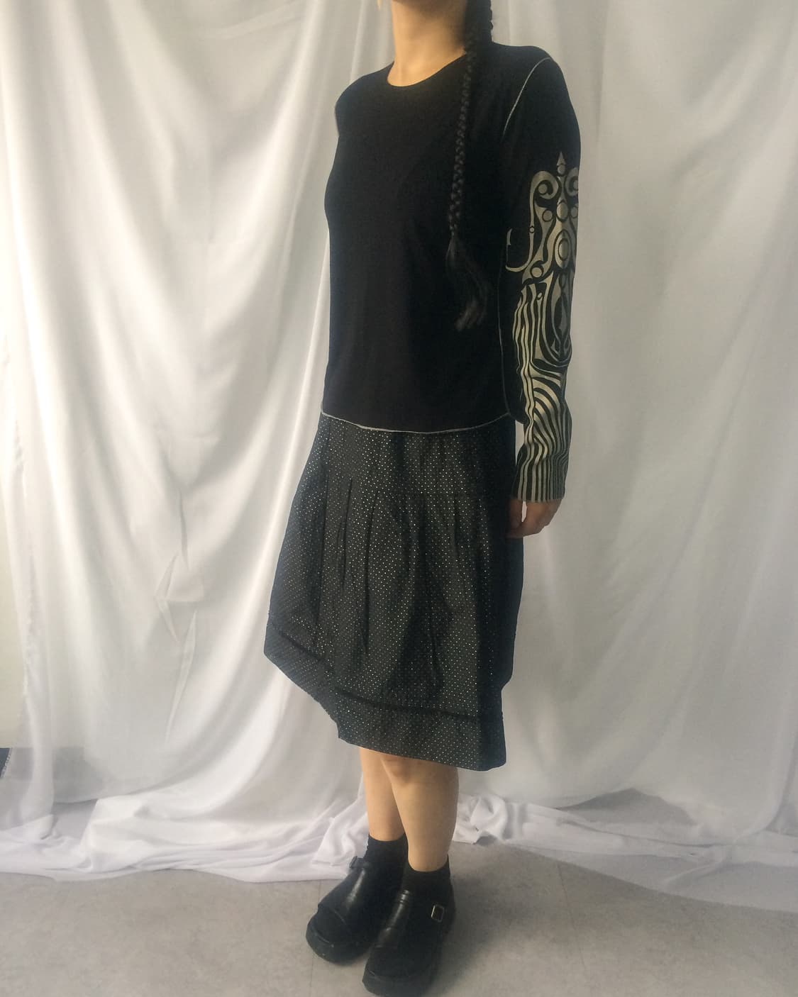 Dot pattern midi skirt 상품이미지6