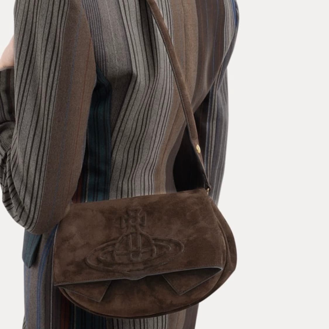 급처) 비비안웨스트우드 숄더백 브라운 상품이미지3