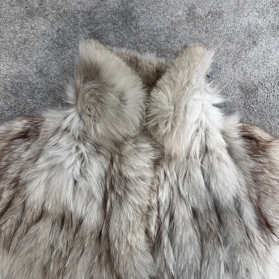 캐나다 빈티지 베이지 사가폭스 퍼자켓M 상품이미지3