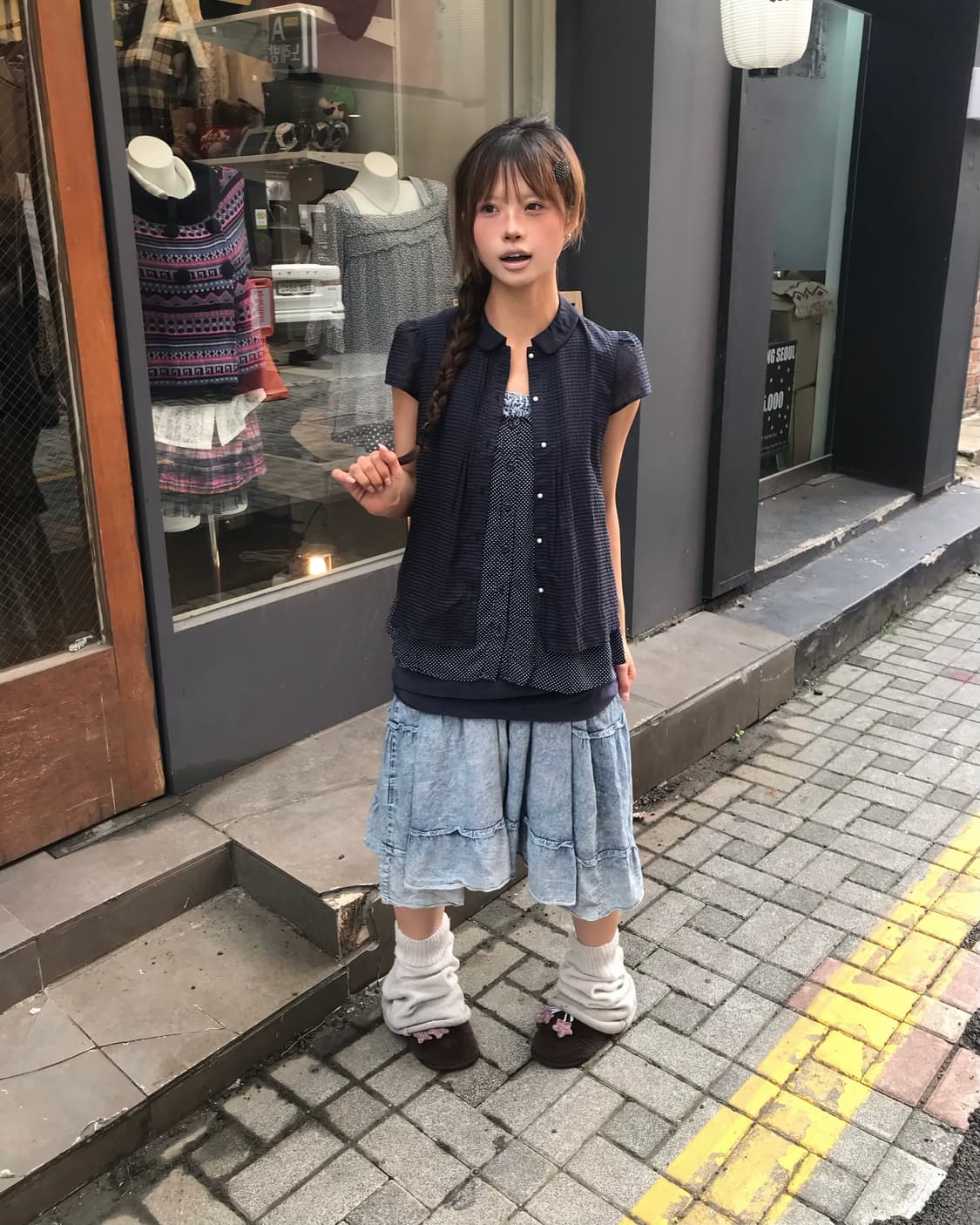 𖤐워싱 네이비 니혼진 set𖤐  상품이미지1