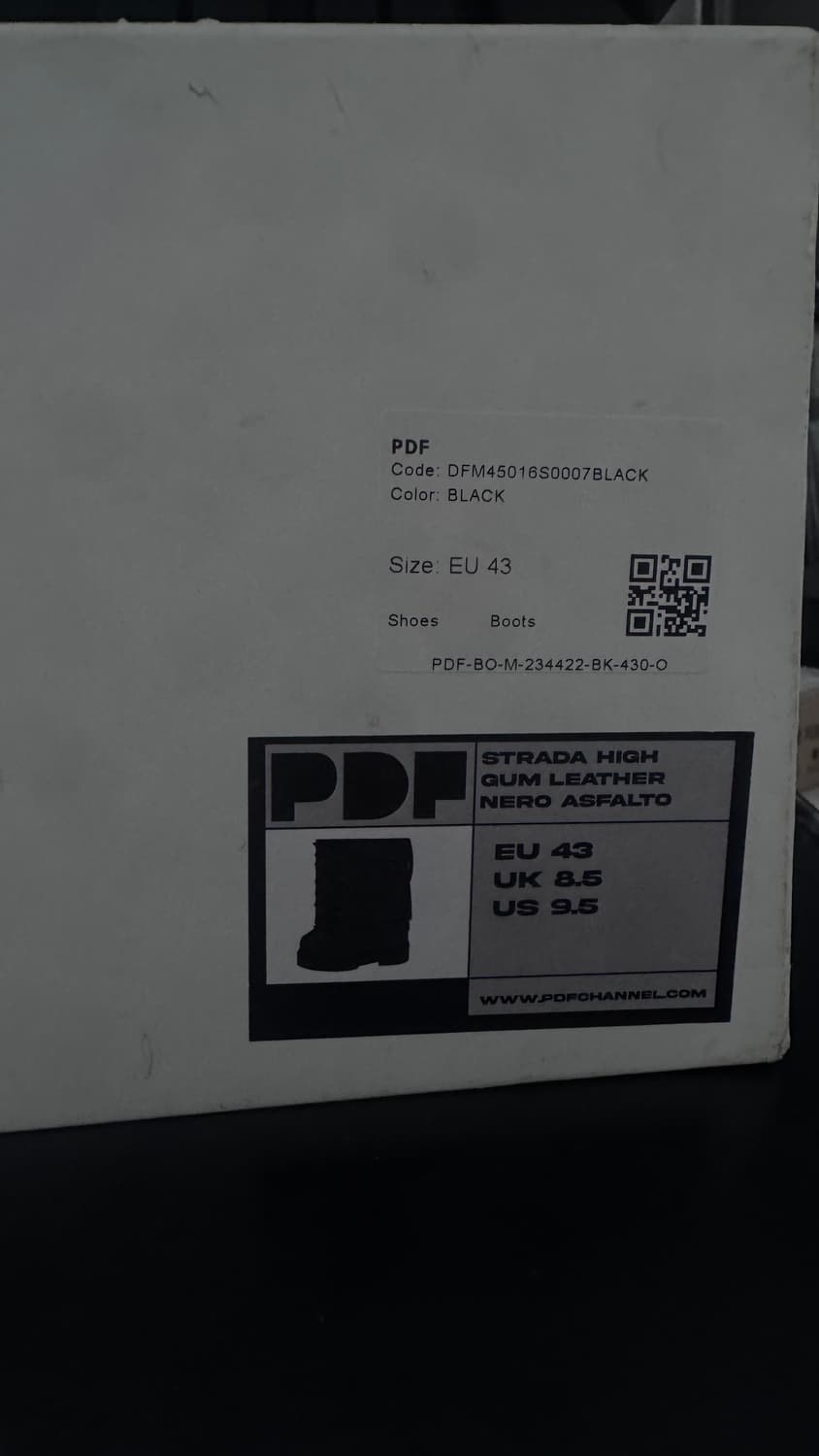 PDF boots 43size 상품이미지5