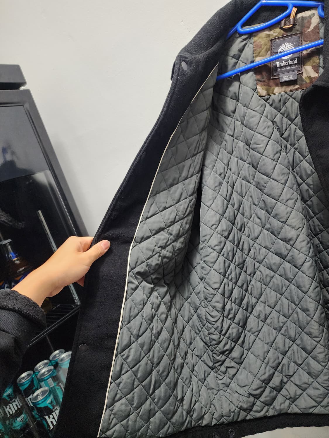 팀버랜드 블랙 코치 자켓 XXL 상품이미지4