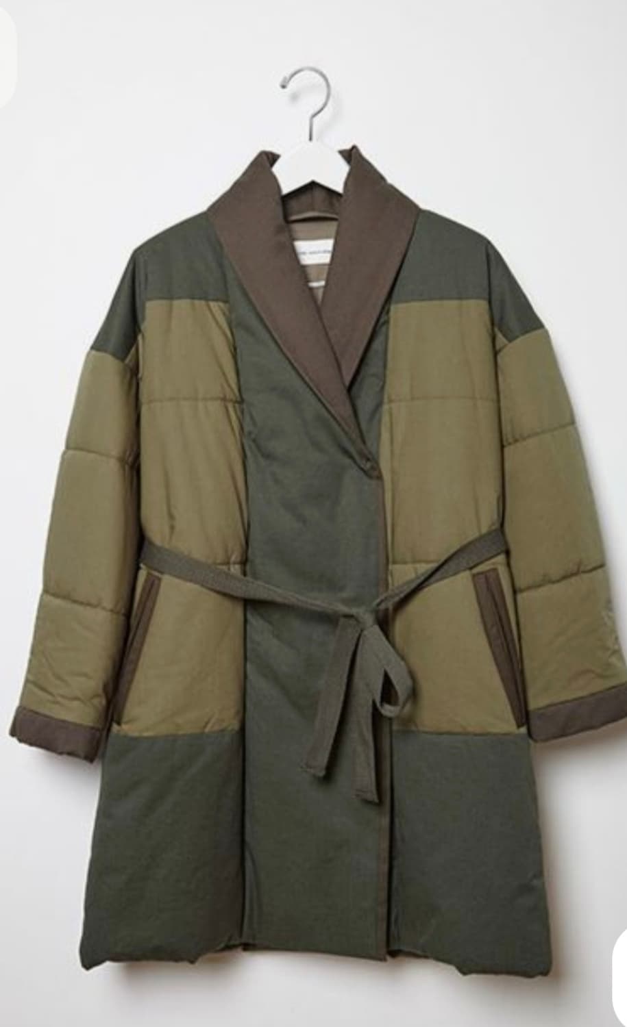 이자벨마랑  카키 컬러블럭 아우터 상품이미지5