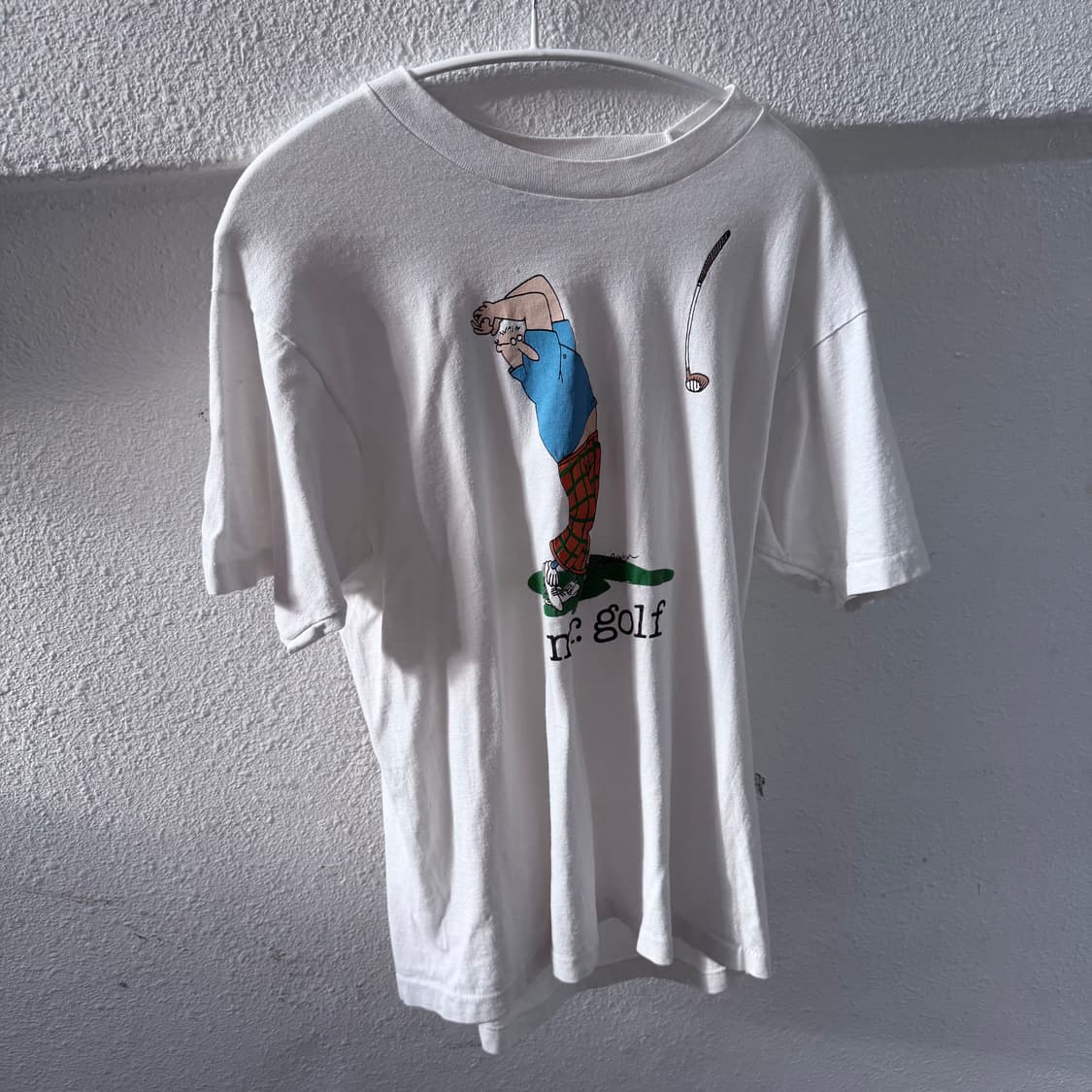 80s USA fruit of the room golf t-shirt 상품이미지1