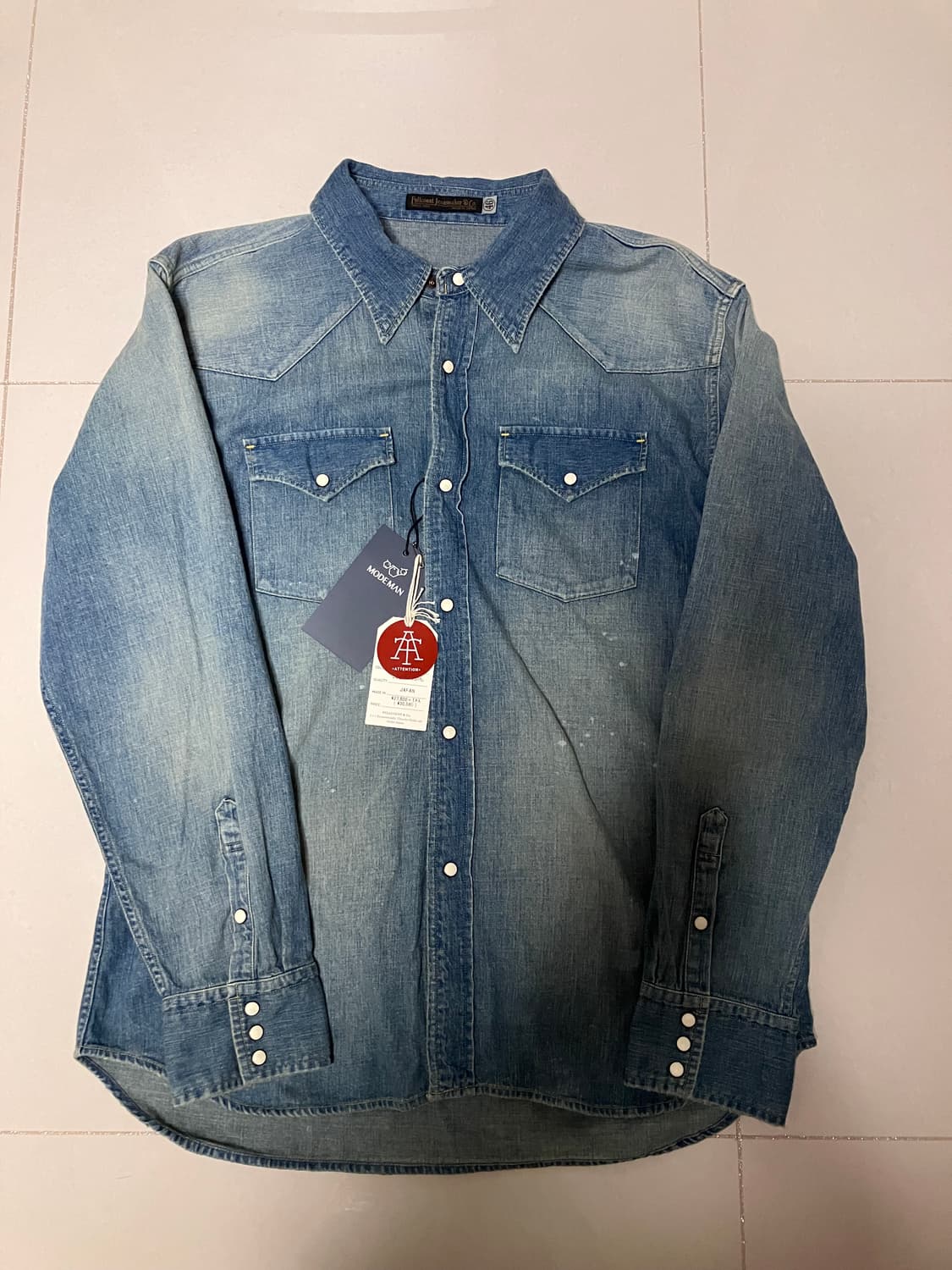 풀카운트 웨스턴셔츠 46사이즈 상품이미지2