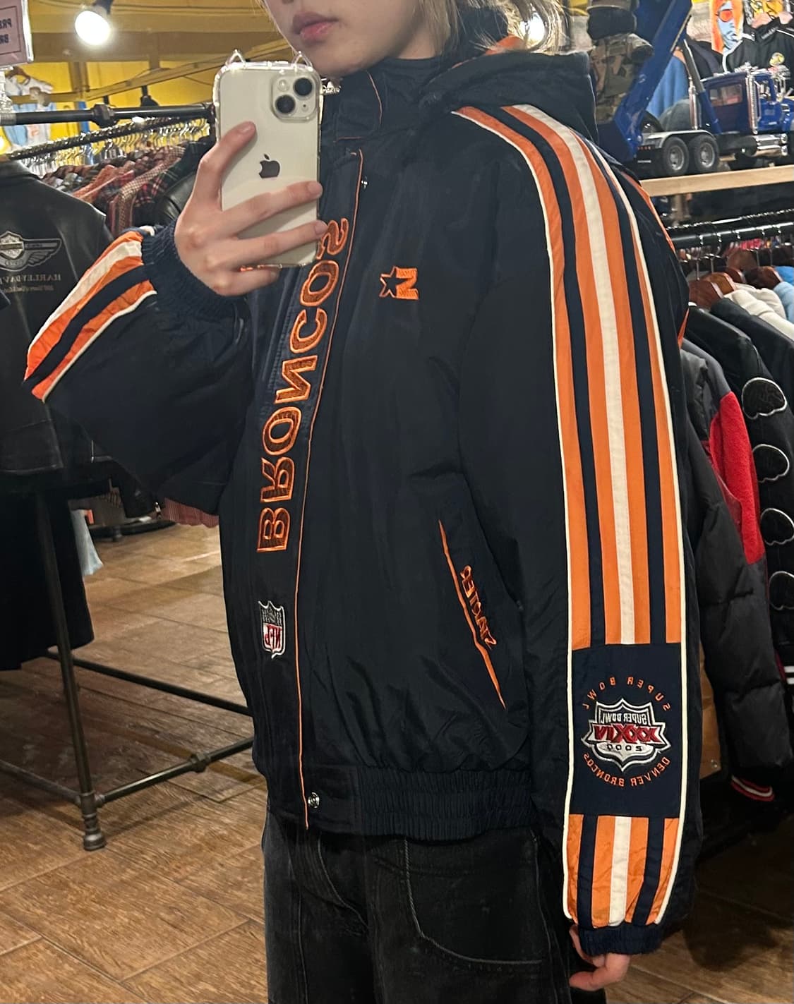 [HI] 스타터 패딩 네이비  상품이미지4