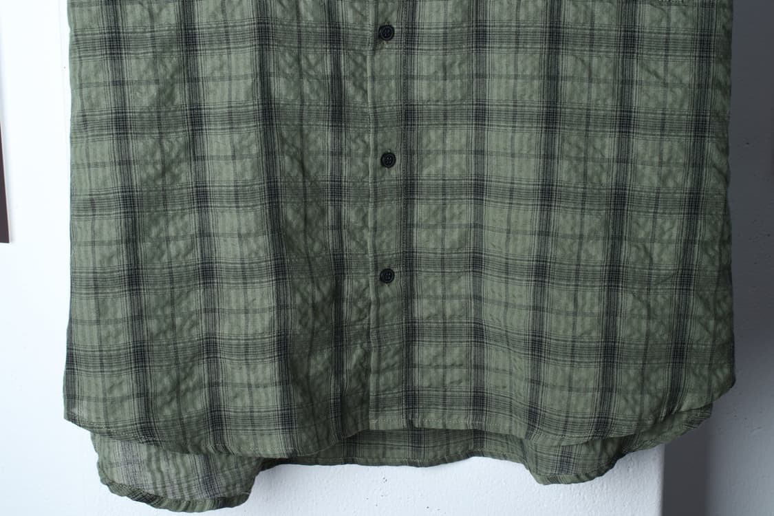 (L-XL) 에잇세컨즈 반팔 카라 티셔츠 셔츠 남방 그린-H3H33814 상품이미지4