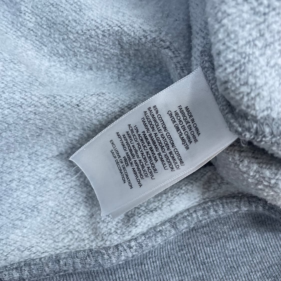 폴로 랄프로렌 베어 자수 후드집업 그레이 상품이미지5