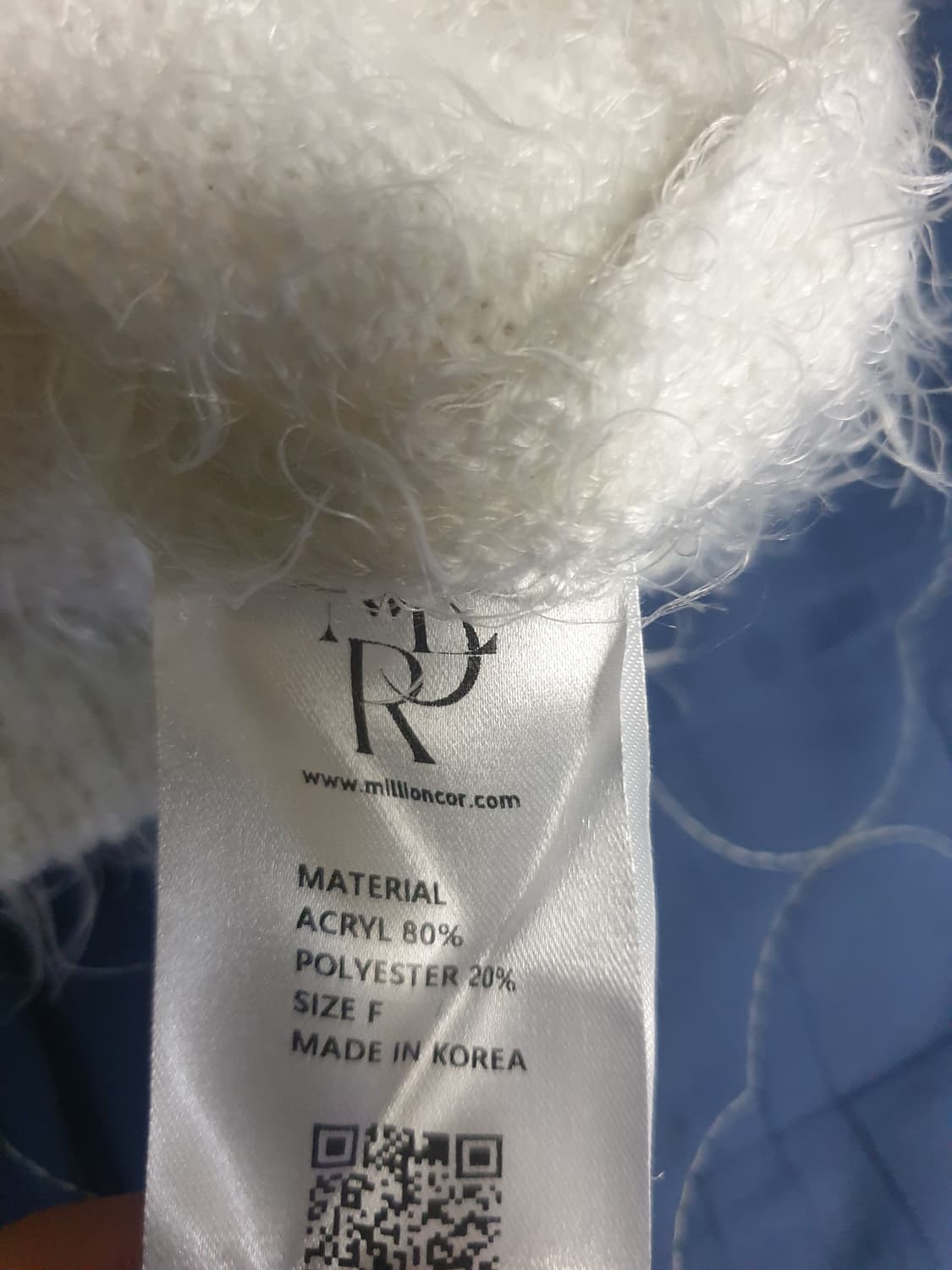 밀리언코르 헤어리 브이넥 긴팔 니트 (F) 상품이미지7